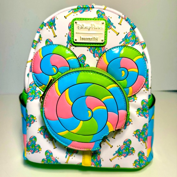 Disney Handbags - NWT. Loungefly Disney Mickey Mouse Lollipop Loungefly Mini Backpack Disney Eats.